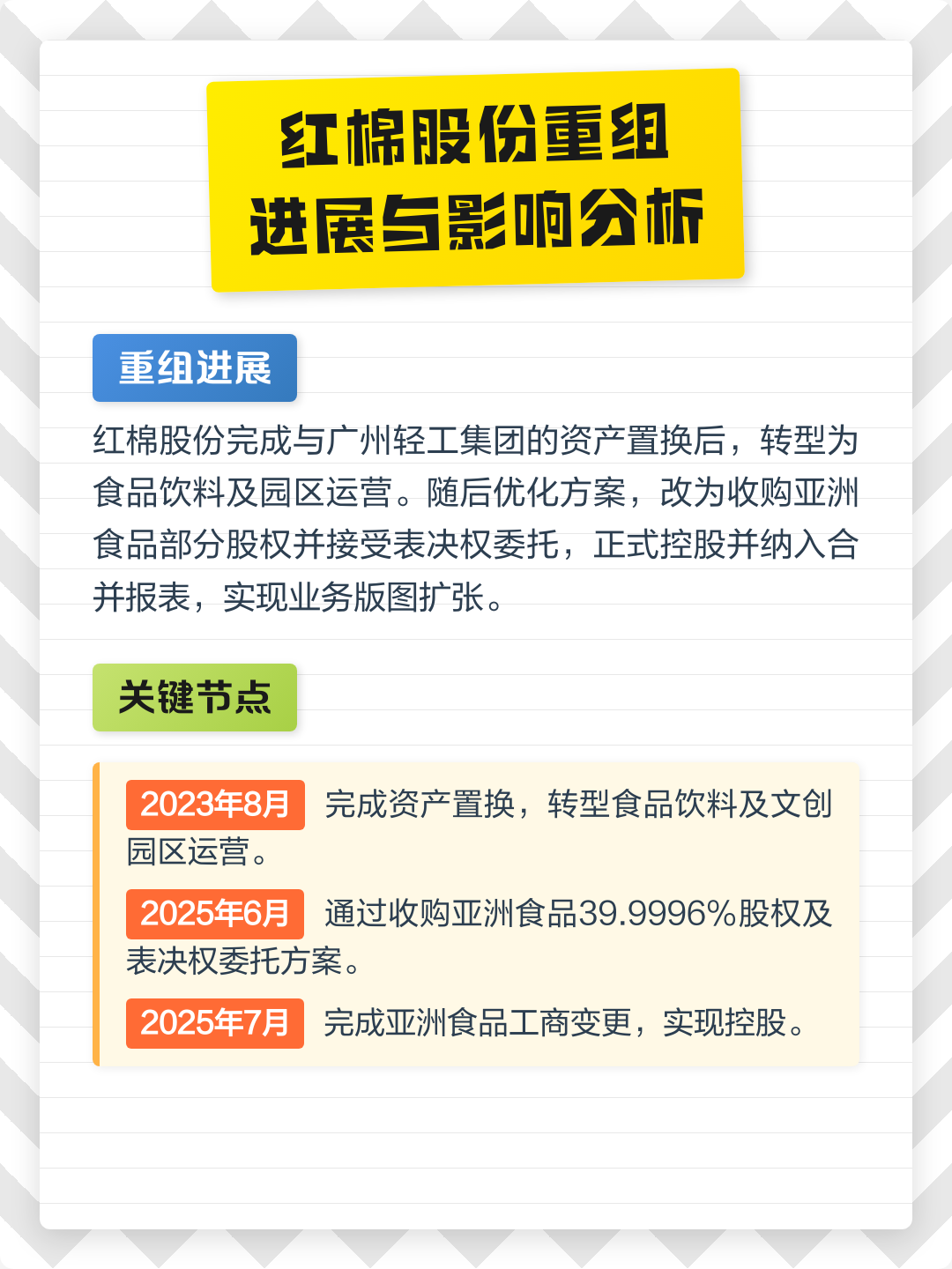 钦州市食品资产重组(食品资产重组案例)